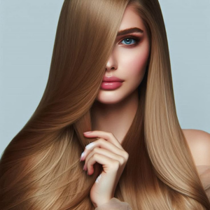 Woman with freshly colored, vibrant hair – professional hair coloring services at Vibes Salon Siliguri.