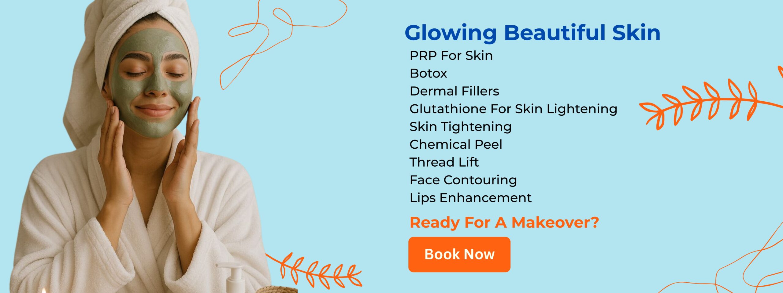 Woman with radiant, glowing skin after facial treatment – best skincare services in Siliguri.